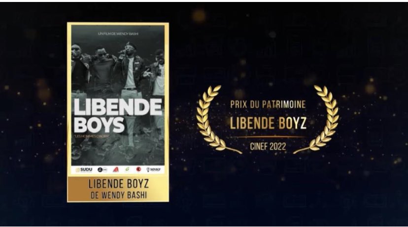 WenBash's tweet photo. 📽🥳LibendeBoyz vient de remporter son premier prix en #RDC. 
Merci au CINEF 🙏
et merci à tous ceux qui ont rendu tout ceci possible. https://t.co/3Yg9fN0oaM