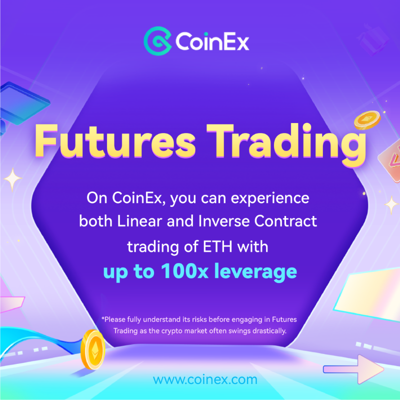 coinexcom's tweet photo. 🚀 Trade $ETH on #CoinEx
1️⃣ Spot Trading: ETH/USDT, ETH/USDC, ETH/BTC, ETH/BCH
2️⃣ Margin Trading: 10x leverage
3️⃣ Futures Trading: up to 100x leverage
4️⃣ Financial Account: daily income with compound interest
5️⃣ Swap: any assets to or from ETH
#ETHTrade #ETHMerge #CryptoTrading