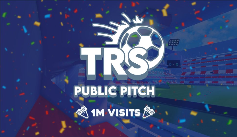 #TRSPublicPitch has reached 1,000,000 visits on #Roblox 

I'd like to thank a few incredible people who helped me, or developed on the game.

<a href="/MemeyAlfie/">SirAlfie</a> 
<a href="/DDrawees/">Drawees</a> 
<a href="/SebyS_96/">SebyS</a> 
<a href="/AlvinBlox/">AlvinBlox</a> 
<a href="/TayfunSaka/">Tayfun Şaka</a> 
and many more!

Play here: roblox.com/games/95059508…

 #RobloxDev