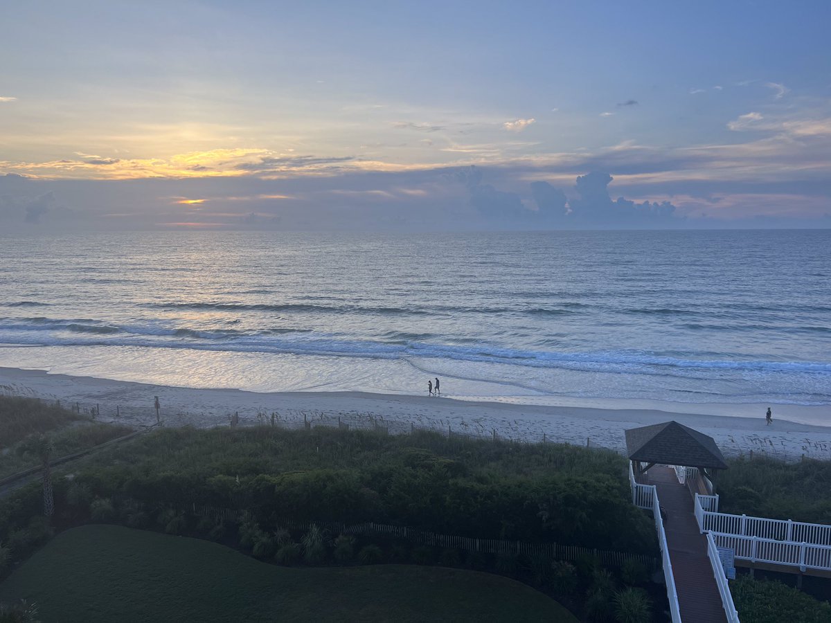 NC_PRIMA's tweet photo. The sun is coming up over Wrightsville Beach!  What a beautiful day to kick off the 2022 NCPRIMA Annual Conference.  #NCPRIMA https://t.co/FhoSxaA0BZ