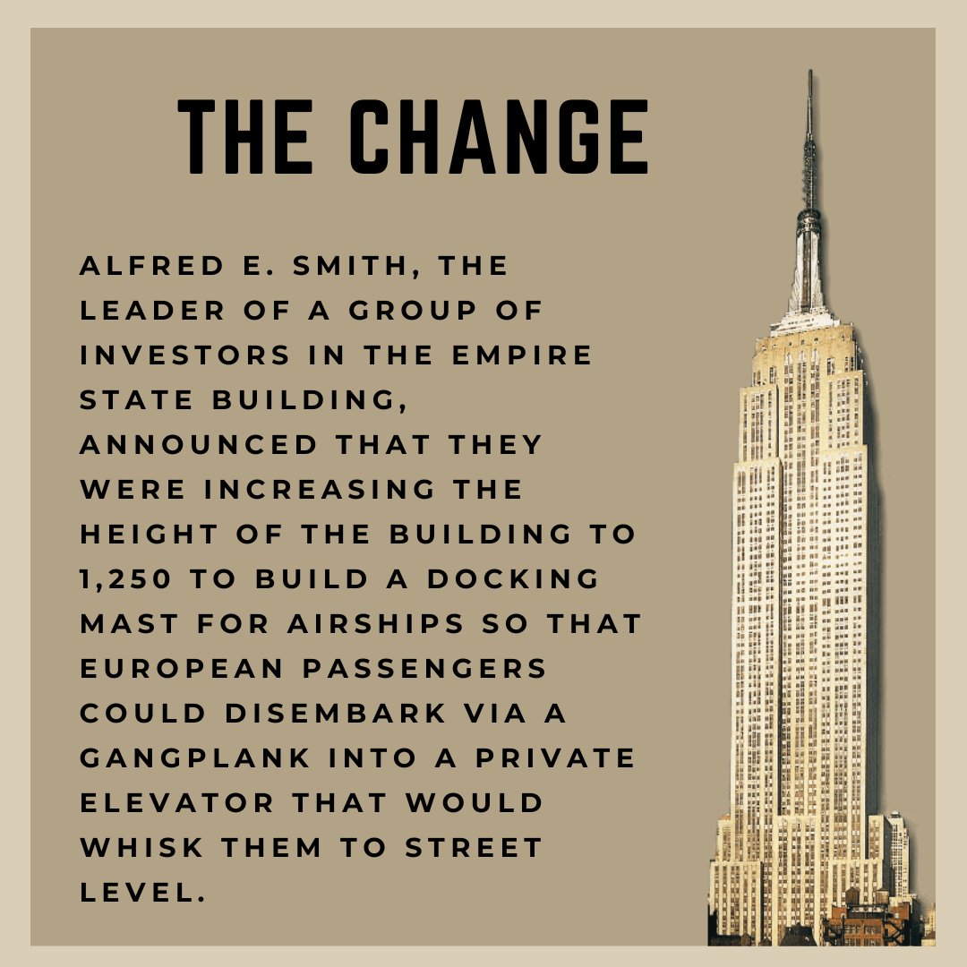 SPART_IITB's tweet photo. Why did the stakeholders decide to increase height of empire state building at the same time people started appreciating wonder of the chrysler building?  Did they fear the fading of all hype around the empire state building ? 
#spart #airships #empirestate #iitbombay https://t.co/Ed11R4uLjs