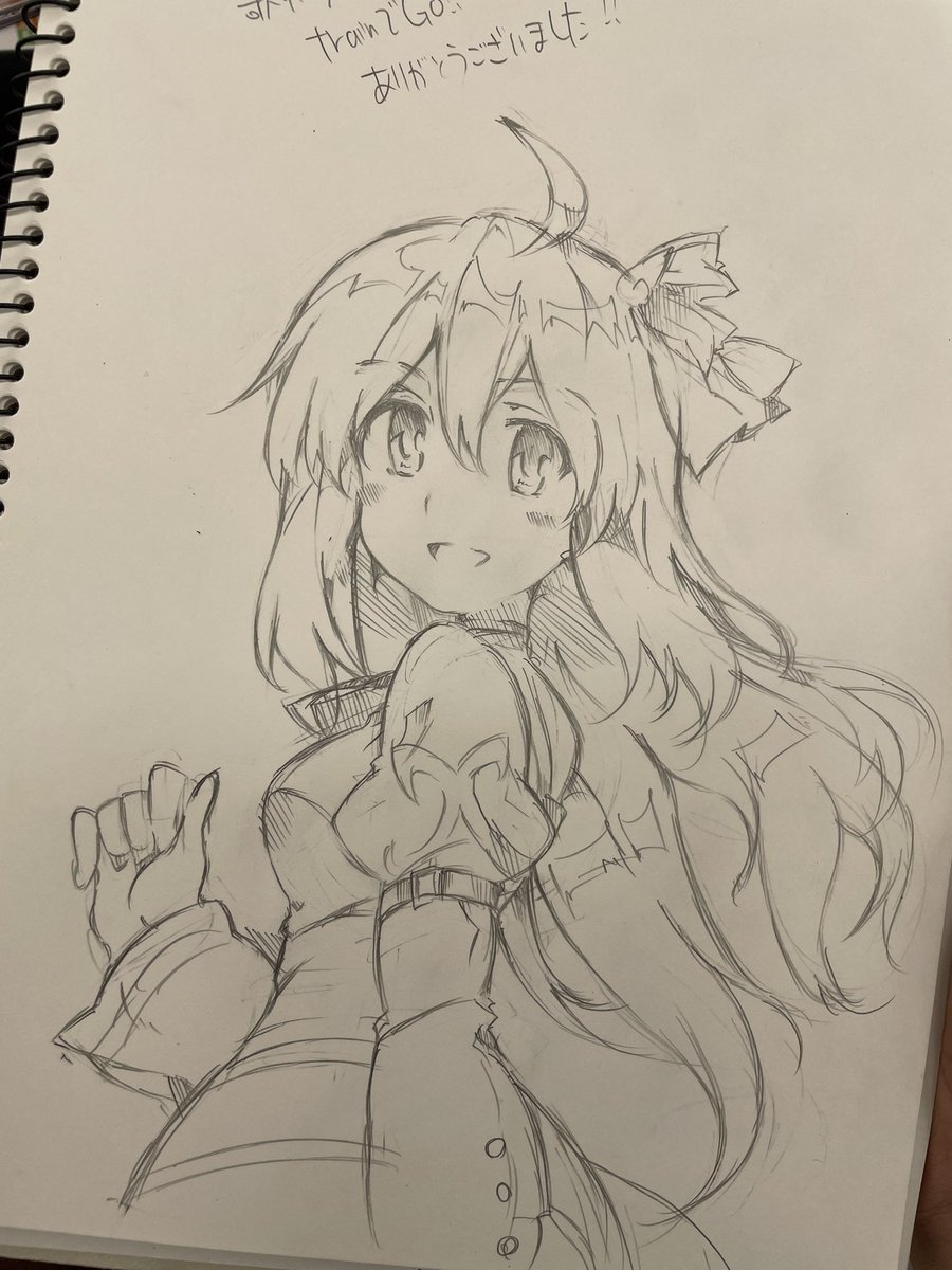 本日の歌姫のスケブです! 