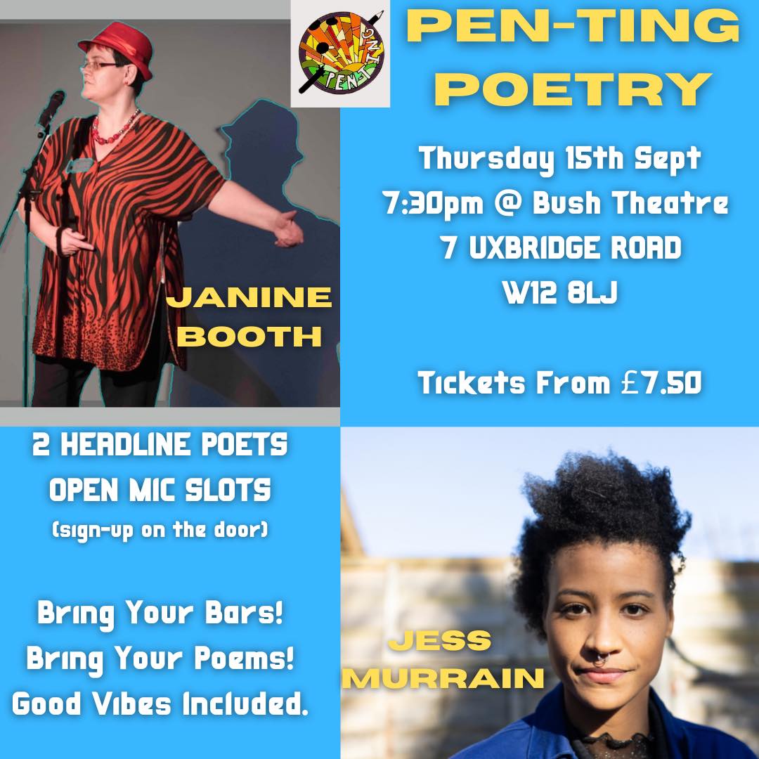 London friends and fans! This, on Thursday!
#poetry #hiphop #openmic <a href="/PenTingPoetry/">Pen-Ting Poetry</a>