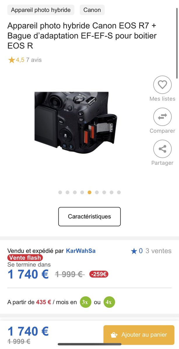 Bien joué <a href="/CanonFrance/">Canon France</a> de livrer des revendeurs qui n'ont pas de commandes, qui savent qu'ils peuvent profiter de la demande, au lieu de livrer les commerçants qui ont des commandes, et des gens qui attendent depuis l'annonce.
Top votre organisation.