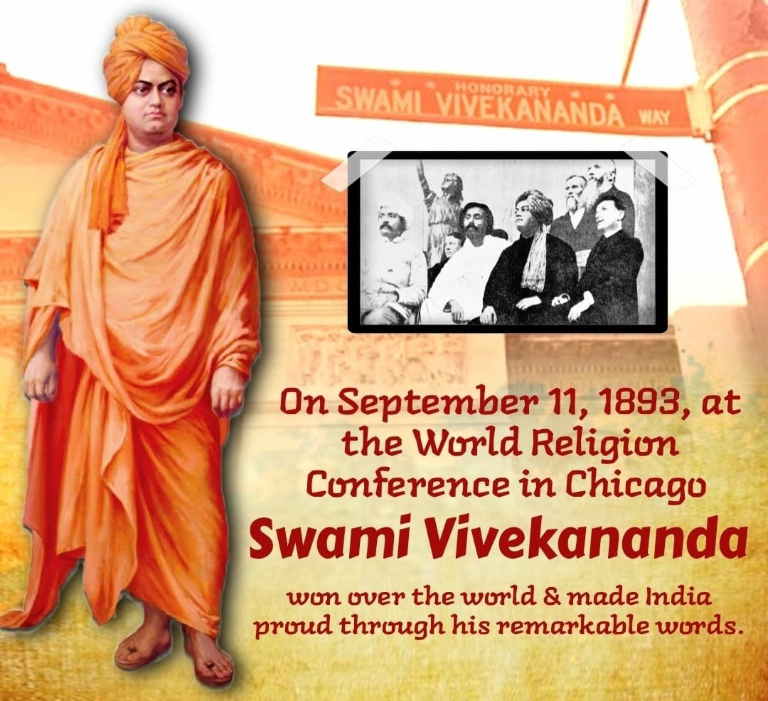 iLaxmanG's tweet photo. #Life and Message of #SwamyVivekananda is always source of inspiration and the only way to make Bharath VishwaGuru And also Vishwa Shkthi. It’s the Responsibility of everyone to spread his life and message among the youth. #Sep11th, 1893 is an unforgettable date in the history. https://t.co/WbCkWl94xM
