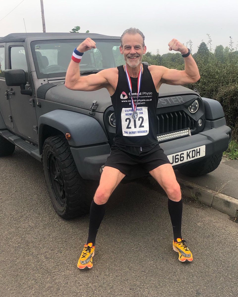 KevHuffington's tweet photo. 2 running posts in 2 days, last min 10k race entry, ran a 38.59, first 50+ old man! Live your best life as you get older. Health is Wealth, stay as fit &amp; as strong as you can and enjoy life! We only get one go! Don’t give up, get going! 🏃‍♂️💪🏃‍♂️👊🏼 https://t.co/9p6iQEhmxz