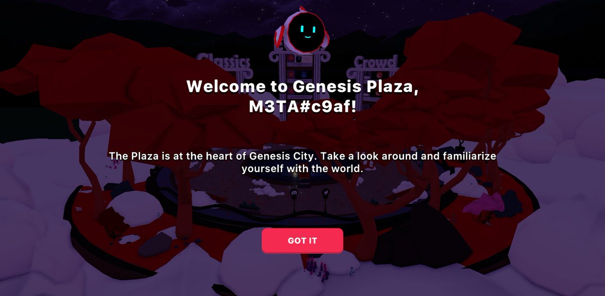 _MannyAlves's tweet photo. Good Morning!๐
It was great seeing you earlier! i guess got my # back๐
#Decentraland #Metaverse #GenesisChallenge https://t.co/1FC4EfT9n7