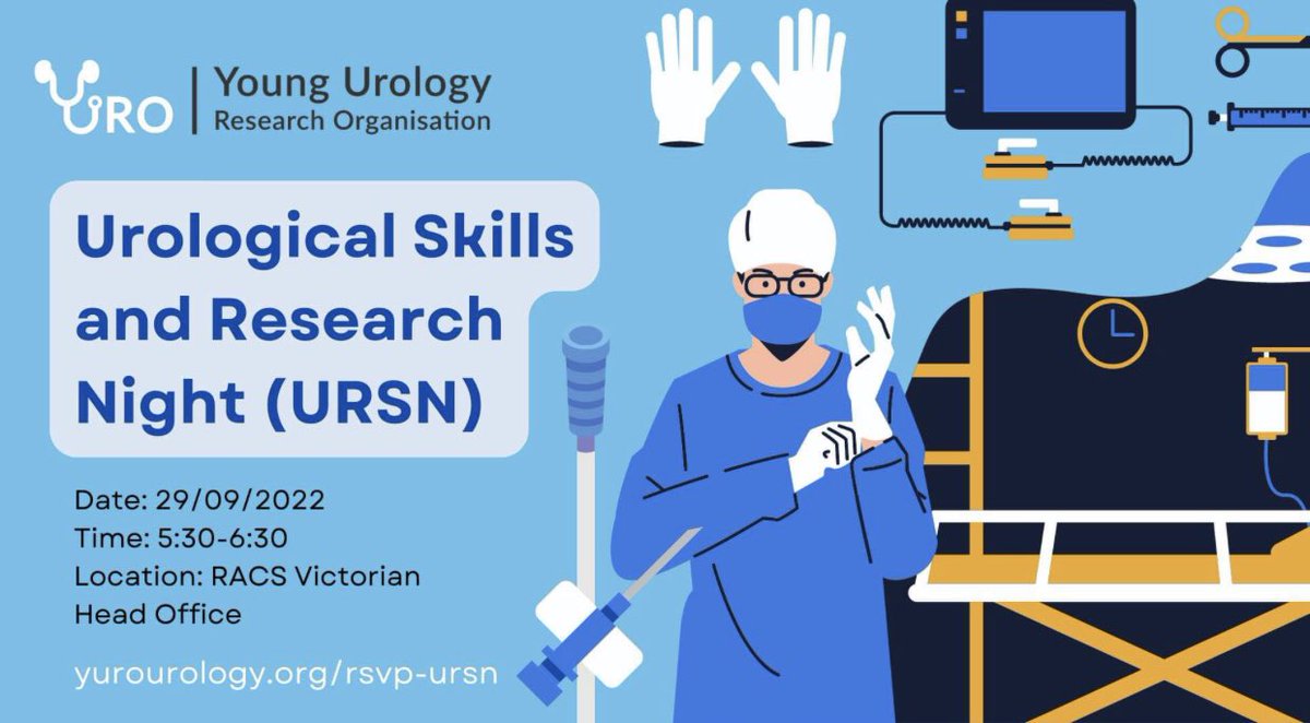 Join us Thursday, 29 September 2022 for Urological Surgical and Research Night at the Victorian Royal Australasian College of Surgeons! fb.me/e/34dJnTEoP