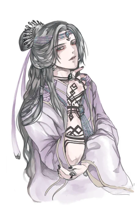 色々描いてるけど殆ど現代服の絵がないw 