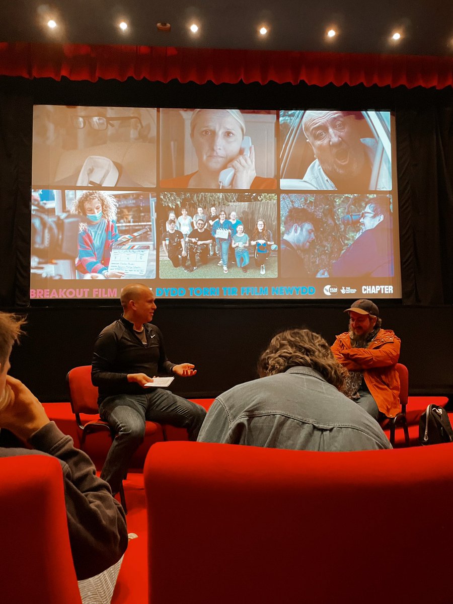 Enjoyed our first film premiere yesterday! 😎🖤

Thank you for all your support <a href="/chaptertweets/">Chapter Arts Centre</a> &amp; <a href="/BFIFilmAcademy/">BFI Film Academy</a>