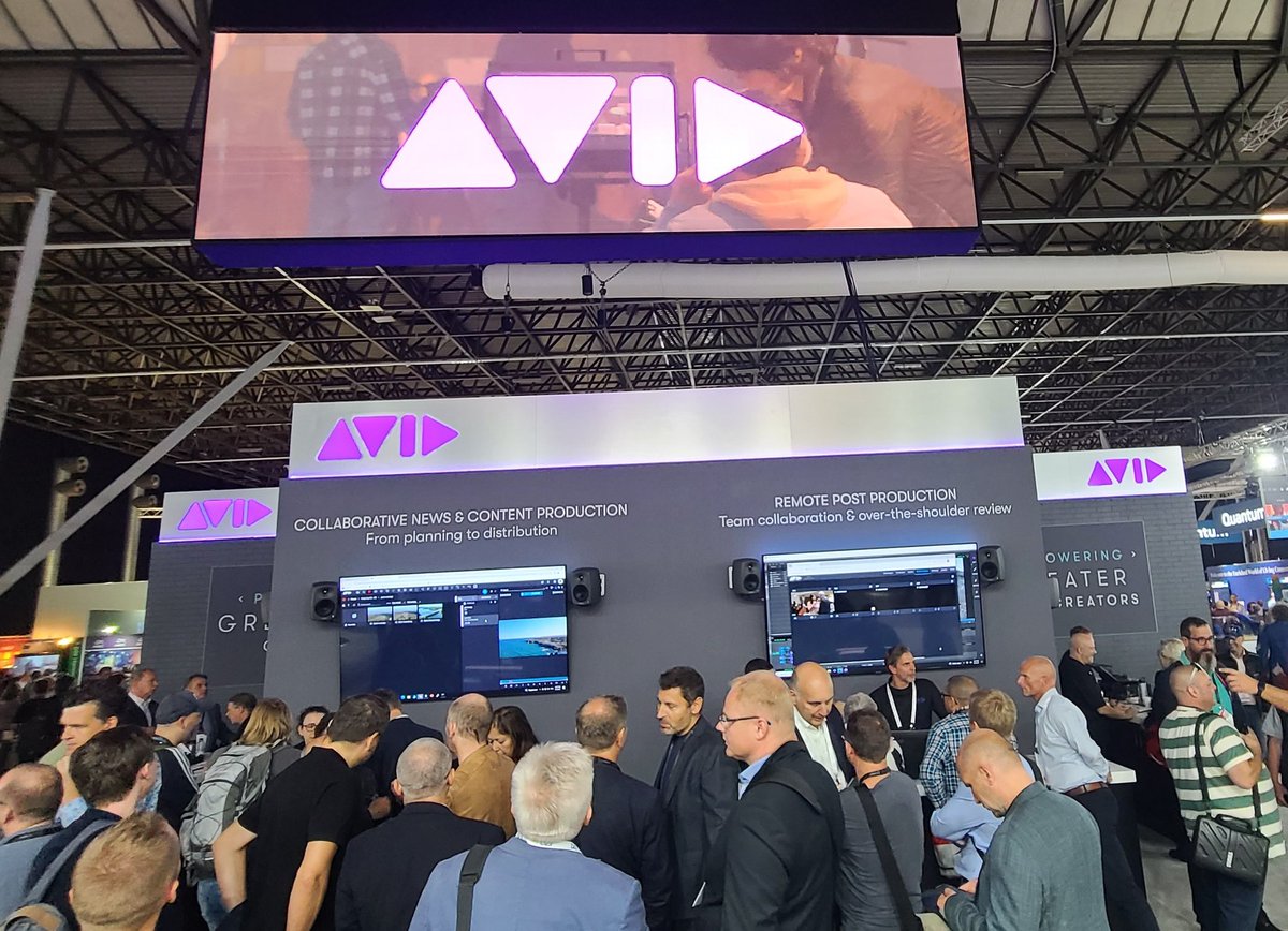 Great to be back in #Amsterdam for #IBC2022 come see #avid in hall 7 for cloud enabled solutions, the new #NEXIS and much more...