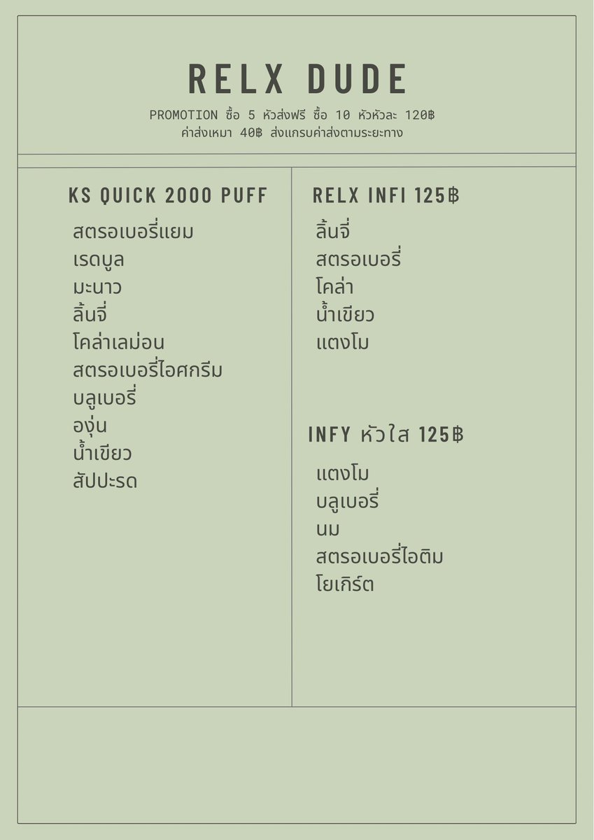 bb0205pp's tweet photo. 🌸🌼Update กลิ่นจ้า 🌸🌼
ขายหัวพอต relx infi หัวละ 125- 🏷เท่านั้น
ร้านเราขายของแท้ 💯💯 สมุทรปราการส่งแกรบได้ค่า ส่งเร็ว ส่งจริง
📦ค่าส่งเหมาๆ 40-  
#หัวพอตราคาถูก #หัวพอต #หัวrelx #relxinfinity #พอตrelx #relxราคาถูก #บุหรี่ไฟฟ้า #พอต #RELX #Relxphantom #ksquick https://t.co/HyjL2h0DBb