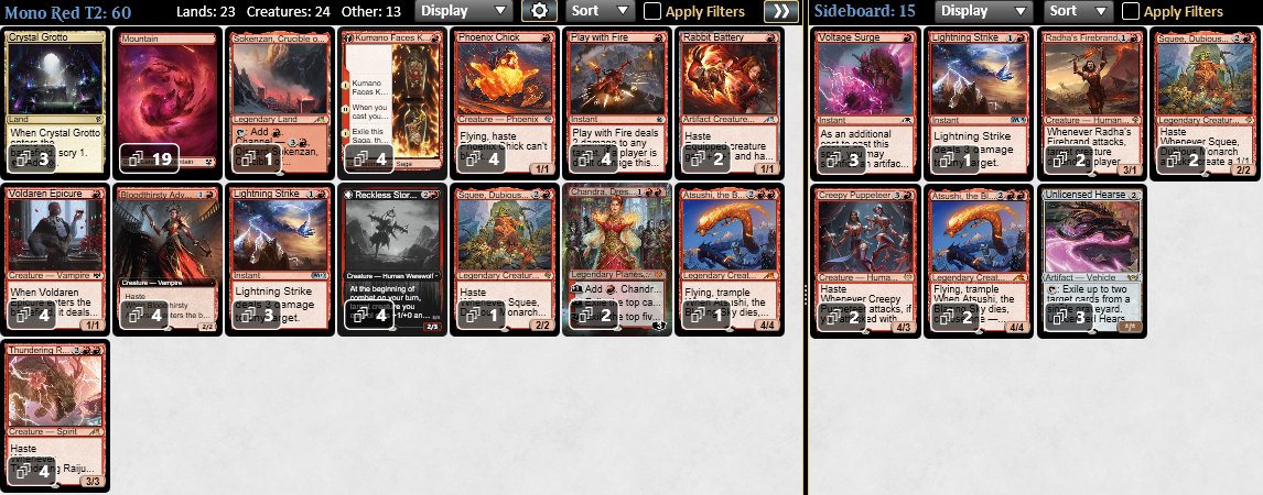 mtg goldfish standard mono red mtg goldfish standard mono red
