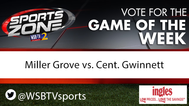 WSB-TV Sports Zone (@wsbtvsports) on Twitter photo Should <a href="/WSBTVsports/">WSB-TV Sports Zone</a> cover @MillerGrovefb vs. <a href="/BlackKnight_FB/">Central Gwinnett FB</a> as the Game of the Week on Sept. 16?
Each RT is 1 vote.
More info here: wsbtv.com/sports/high-sc… Should <a href="/WSBTVsports/">WSB-TV Sports Zone</a> cover @MillerGrovefb vs. <a href="/BlackKnight_FB/">Central Gwinnett FB</a> as the Game of the Week on Sept. 16?
Each RT is 1 vote.
More info here: wsbtv.com/sports/high-sc…