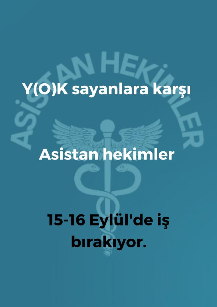 Hekim dışını hekimin üstüne koymaya çalışan güçler var önce bizi yikmaniz lazım #YökHesapVer
