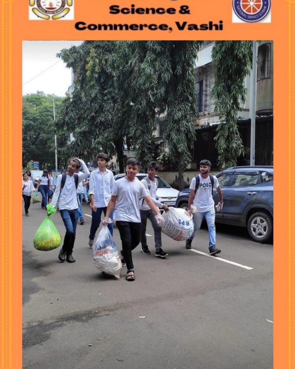 NssTilakVashi's tweet image. *Trash looks good in dustbins and places look good with hygiene*🐢♻️

Post Ganesh chaturthi cleanliness drive

Date : 10 September 2022

#cleanlinessdrive #NSS #letscleanindia #goecofriendly  #NSSindia #Tilakcollege  @YASMinistry @swachhbharat @_NSSIndia @nss_uom @MaharashtraNSS
