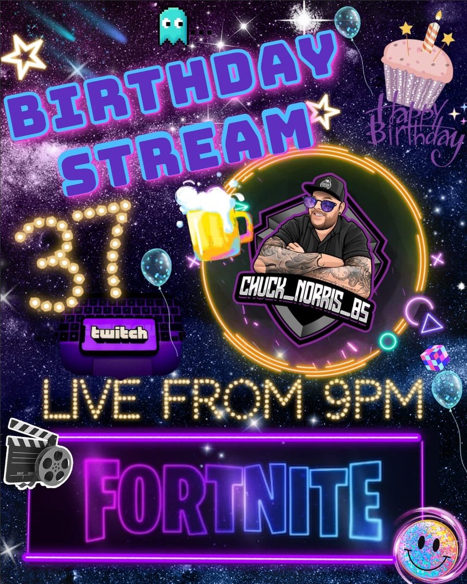 chuck_norris_85's tweet photo. My people this evening I will be celebrating being old, trying to catch a few wins, some clips and laughs with as many of you as I can. Will have party chat through Xbox and discord so people can hear you all whoever you are through my stream I hope to see you all later on 🍻🎉 https://t.co/VCuBeQ3p4W