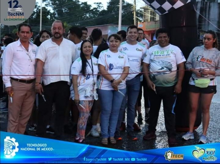 itdelachontalpa's tweet photo. El TecNM Campus La Chontalpa, da inicio con la 2da. Carrera atlética, por las autoridades de los municipios de Nacajuca y Jalpa de Méndez acompañados de la alta dirección del ITECH, representado por la MC. Mayra Liz Barrios Viñas.
 #OrgulloTecNM #OrgulloITECH https://t.co/9JpAjQFNxR