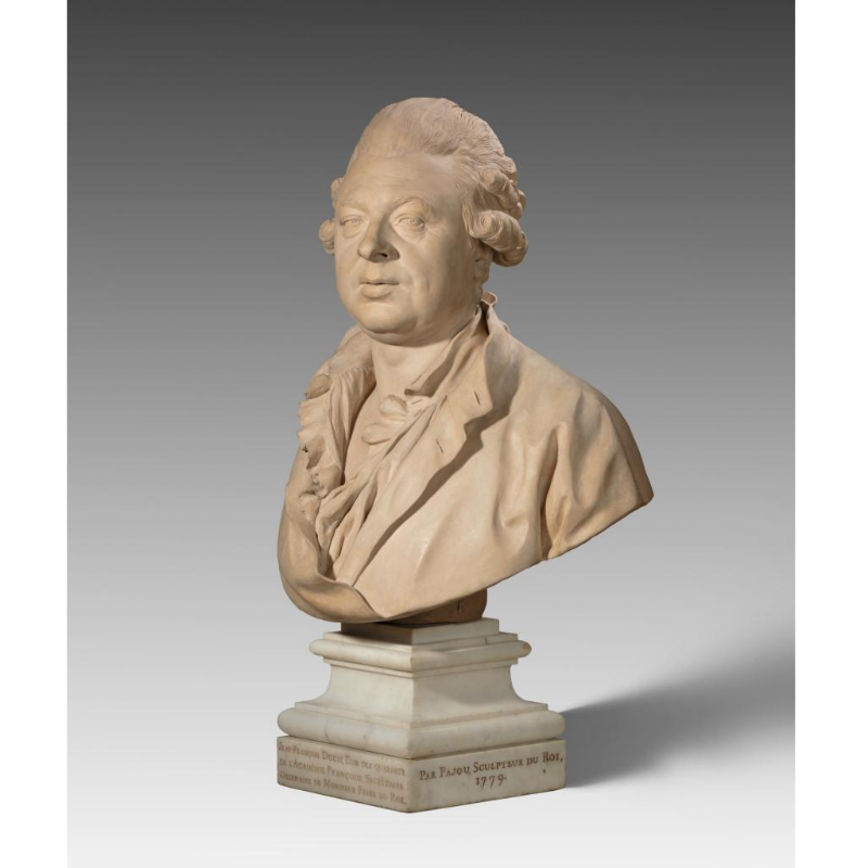 nelson_atkins's tweet photo. Augustin Pajou, born #onthisday in 1730, was the favorite sculptor of Madame du Barry (1743-1793) the mistress of Louis XV. Among Pajou's finest works are portraits of his friends, such as this portrait of Jean-François Ducis. Visit this sculpture #onviewnow in Gallery P19.