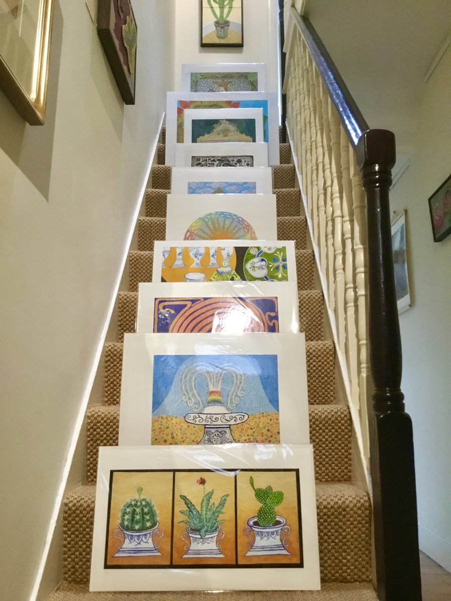 sanchia_lewis's tweet image. I will be showing a whole staircase of new Giclee Prints at my Open Studio 
Preview Fri 16th 6-9pm 
Sat &amp;amp; Sun 17th &amp;amp; 18th, Sat &amp;amp; Sun 24th &amp;amp; 25th
11am-6pm.  Details peckhamfestival.org Made  in  Peckham
@peckhamfestival #open_spaces
#peckhamfestival #jeremyyoungs #sanchialewis