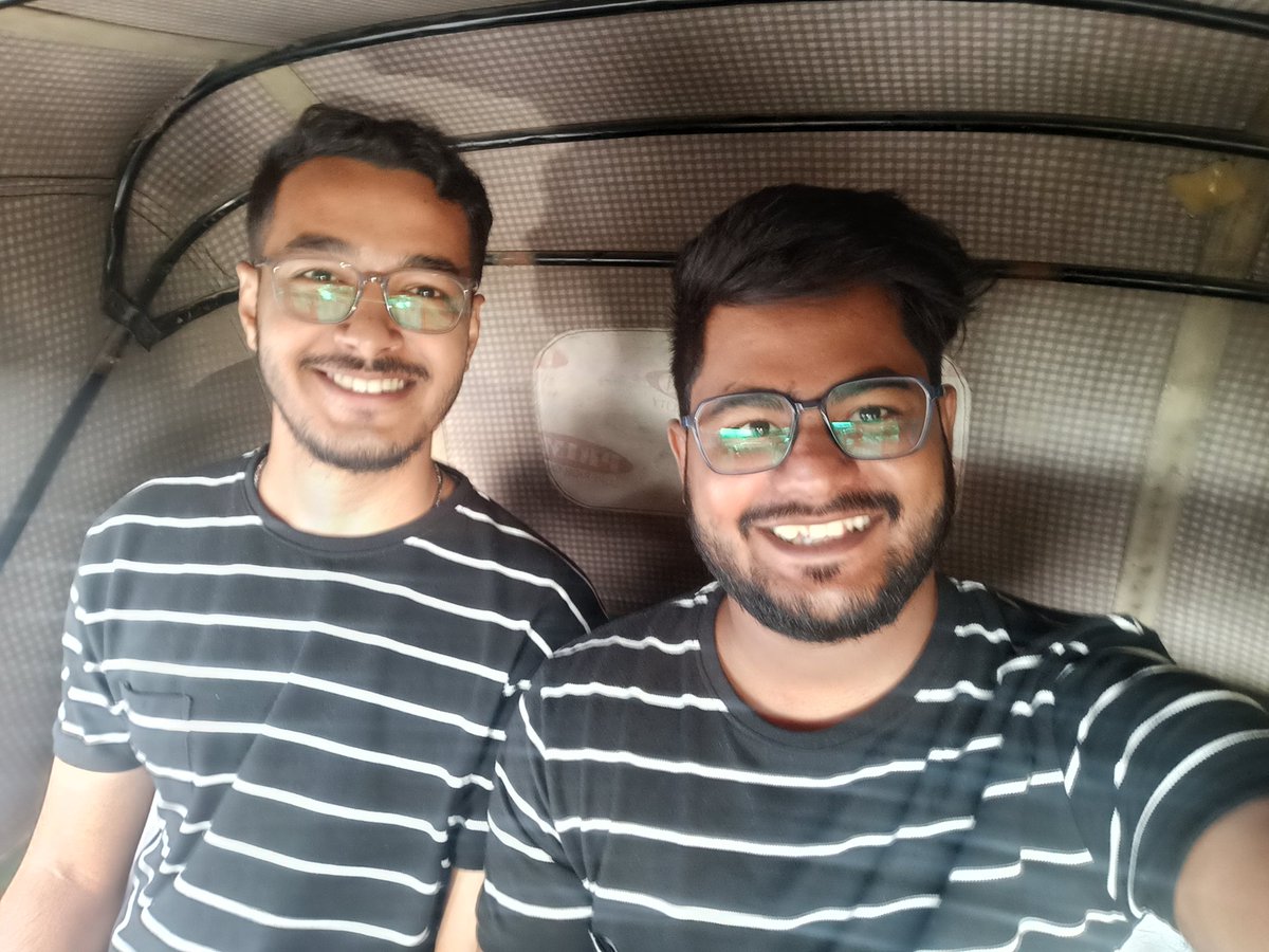 Life achievement: Successfully found a decent flat in Bangalore in just 2 days without a broker.
The key is to wear your lucky tshirt and make sure your flatmate wears a similar one too.
<a href="/Souravitis/">Sourav Dutta</a>