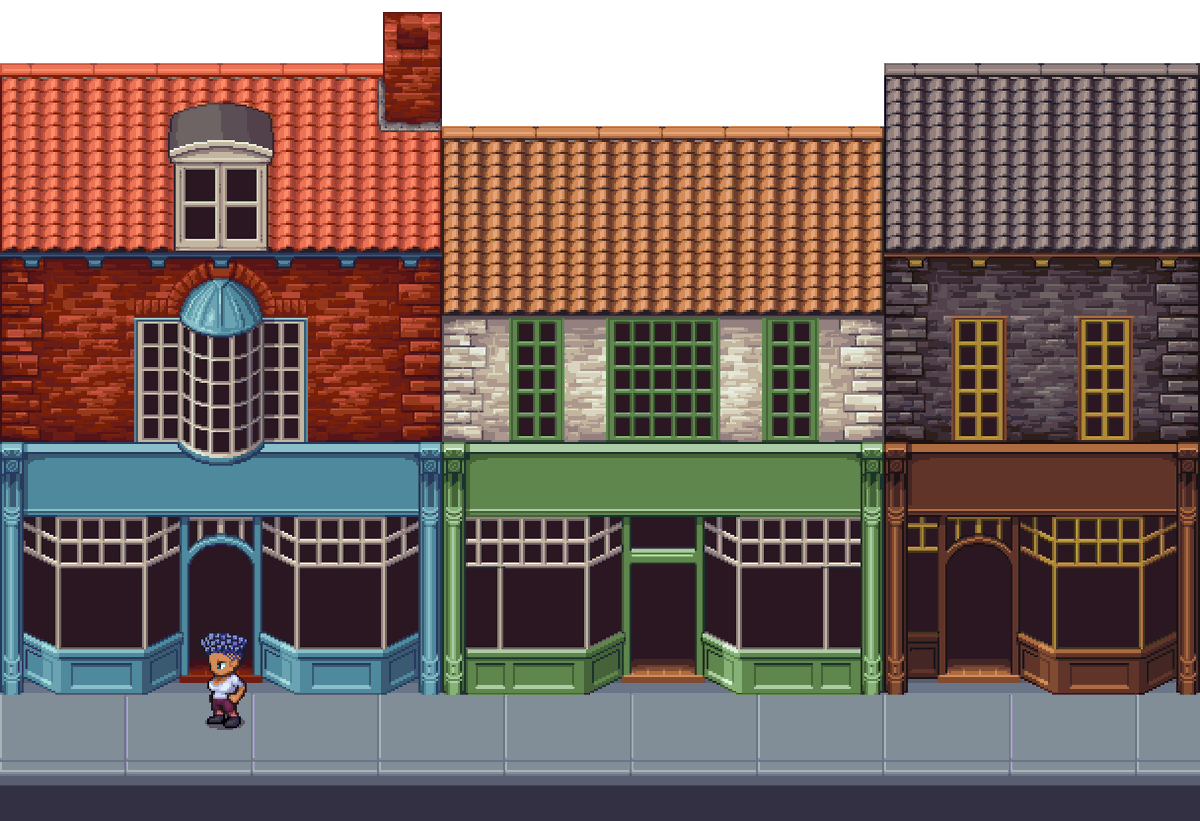 DeathsDarling's tweet photo. I caught Covid about ten days ago. Nasty and painful, but not terrible compared to what it was like when I had it in 2020, pre-vaccines.

For some reason, my disease ridden brain decided it needed to spend the days drawing pretty buildings. https://t.co/ozckecQKER
