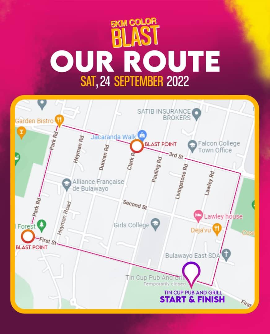 byo_events's tweet photo. Nu Culta on the 24th of September is hosting the 5km Colour Blast 🌍. A colorful, fun experience to kickstart summer 🌴. Don’t miss out, see more details on the poster.
#ColourBlast
#ByoEvents https://t.co/1gfc7PKFEJ