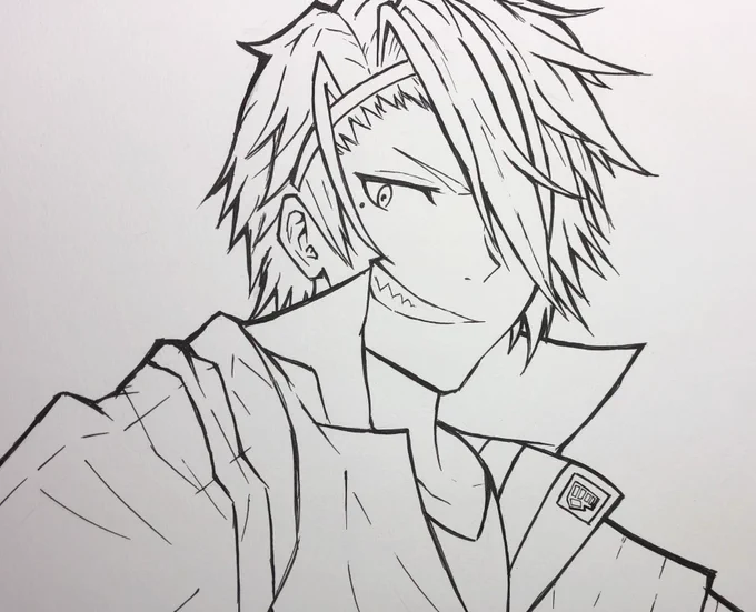 線画オワタ( ' ꒳ ` ) 