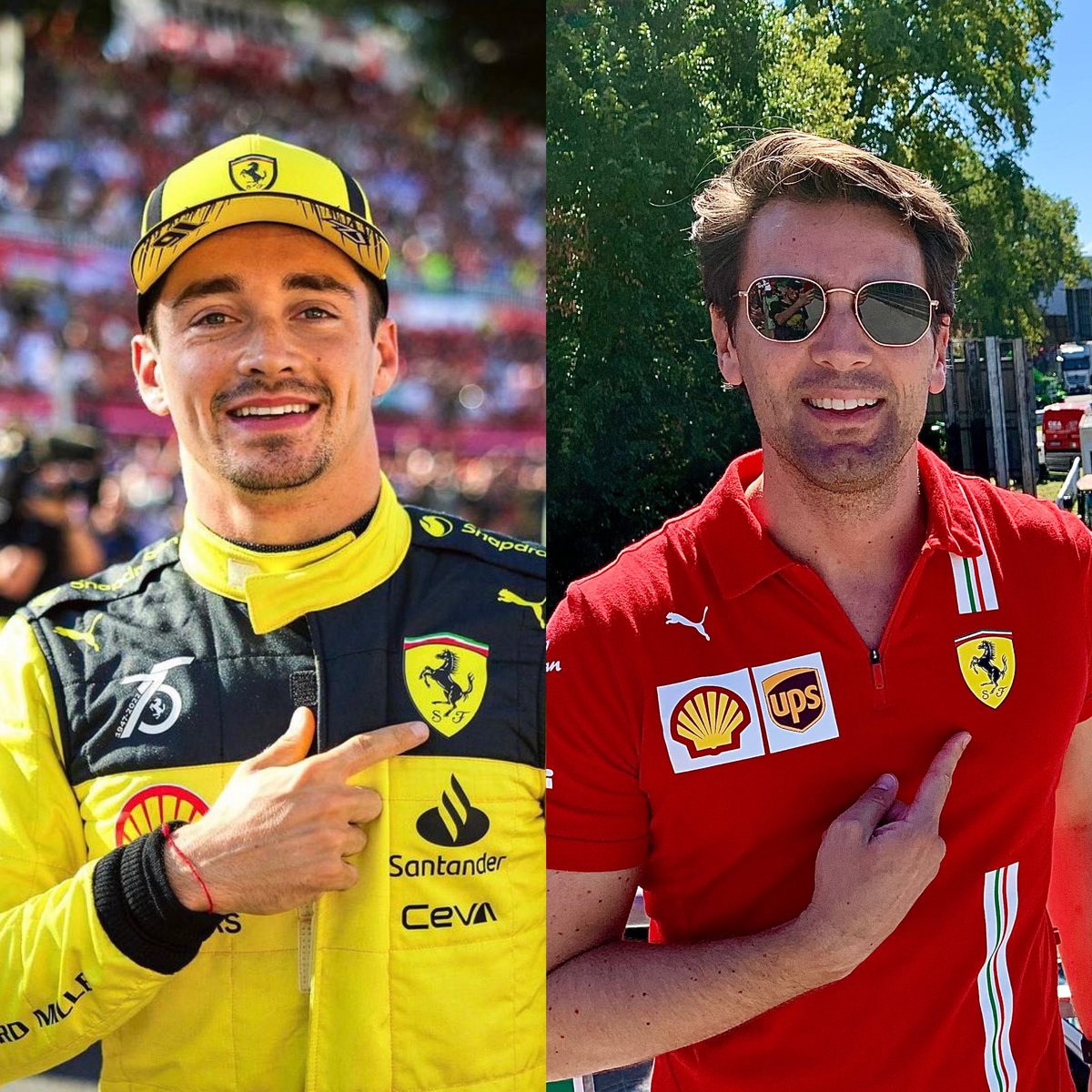 Ferrari per sempre nel mio cuore 💚🤍❤️ #monza #gpitaly #f1