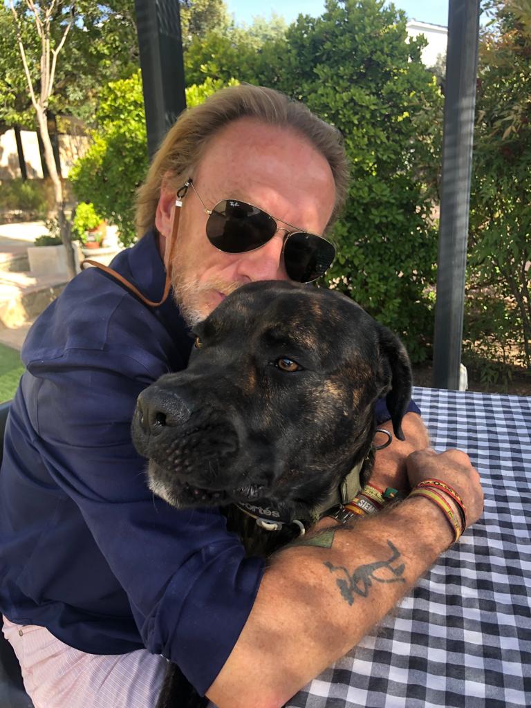 Hoy con un gran amigo, con Hernan.