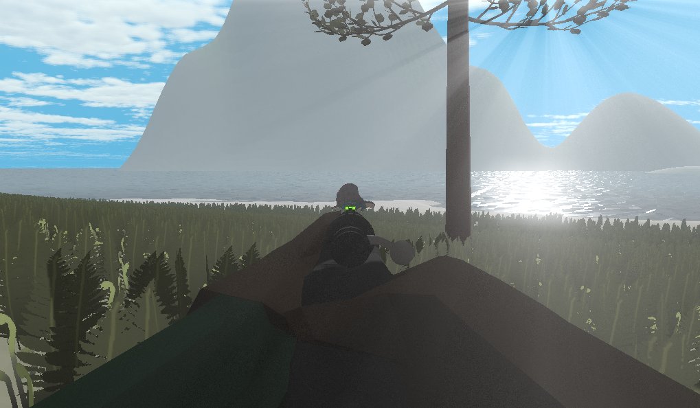 BrownBonkle's tweet photo. Spotting a wild dimetrodon on a hunt in lowpoly #carnivores inspired hunting game called Primal Winds.

#gamedev #indiedev https://t.co/KODY15rQFY