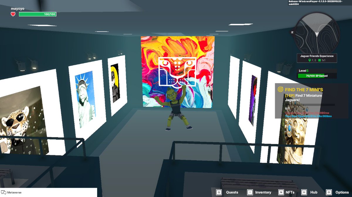 I just finished my quest on <a href="/jagfriends_nft/">Jaguar Friends</a> experience on the #sandboxalphaS3 for a chance to win a Season 3 Alpha Pass! Here I am in Legendaries Room, check out my screenshot!

#jaguarfriends