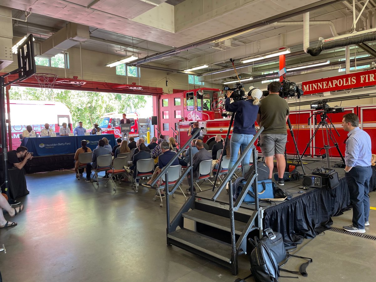 #September11 conversation about first responders on the frontlines with <a href="/hazldnbettyford/">Hazelden Betty Ford</a>. The important care they provide every day responding to the overdose crisis while experiencing higher risks themselves.