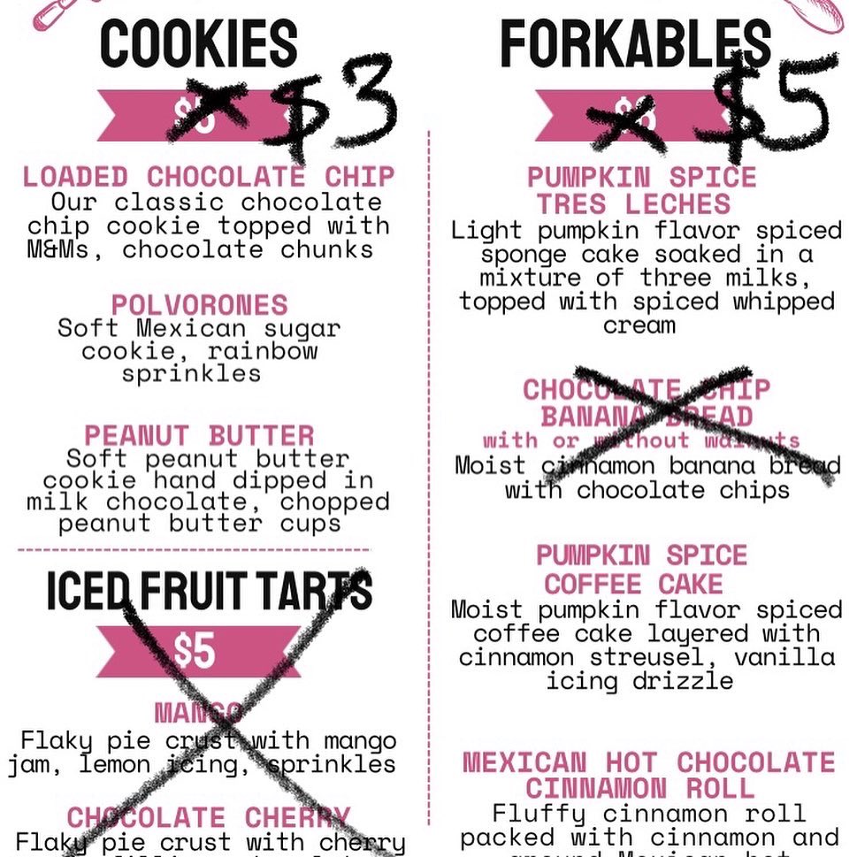 getbaked210's tweet photo. Bake(d) Sale! Get something yummy to end your weekend! https://t.co/ZJ8TBeNn04