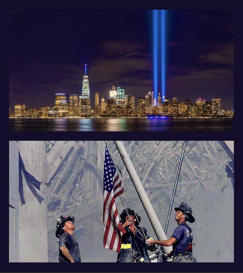We remember the nearly 3,000 innocent lives lost, 21 years ago, today. ❤️🇺🇸🙏🏼May we #NeverForget.