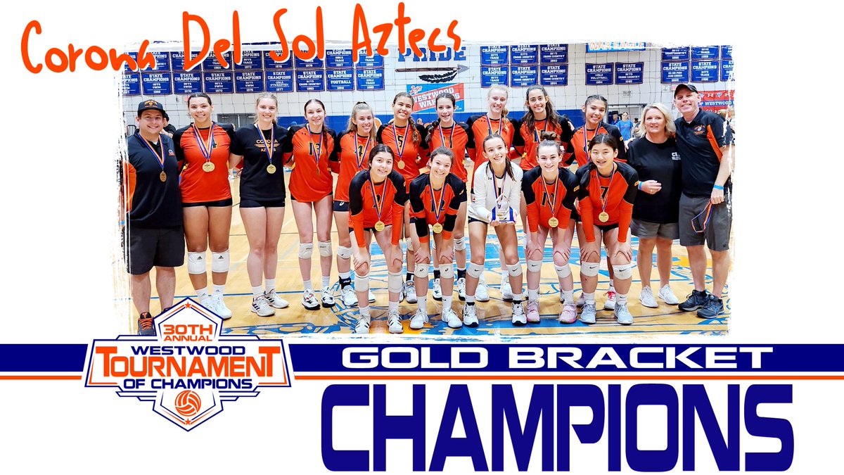 Back on top!  Congratulations <a href="/CoronaDelSolVB/">Corona del Sol Volleyball</a> on winning our Gold Bracket Championship this year.
