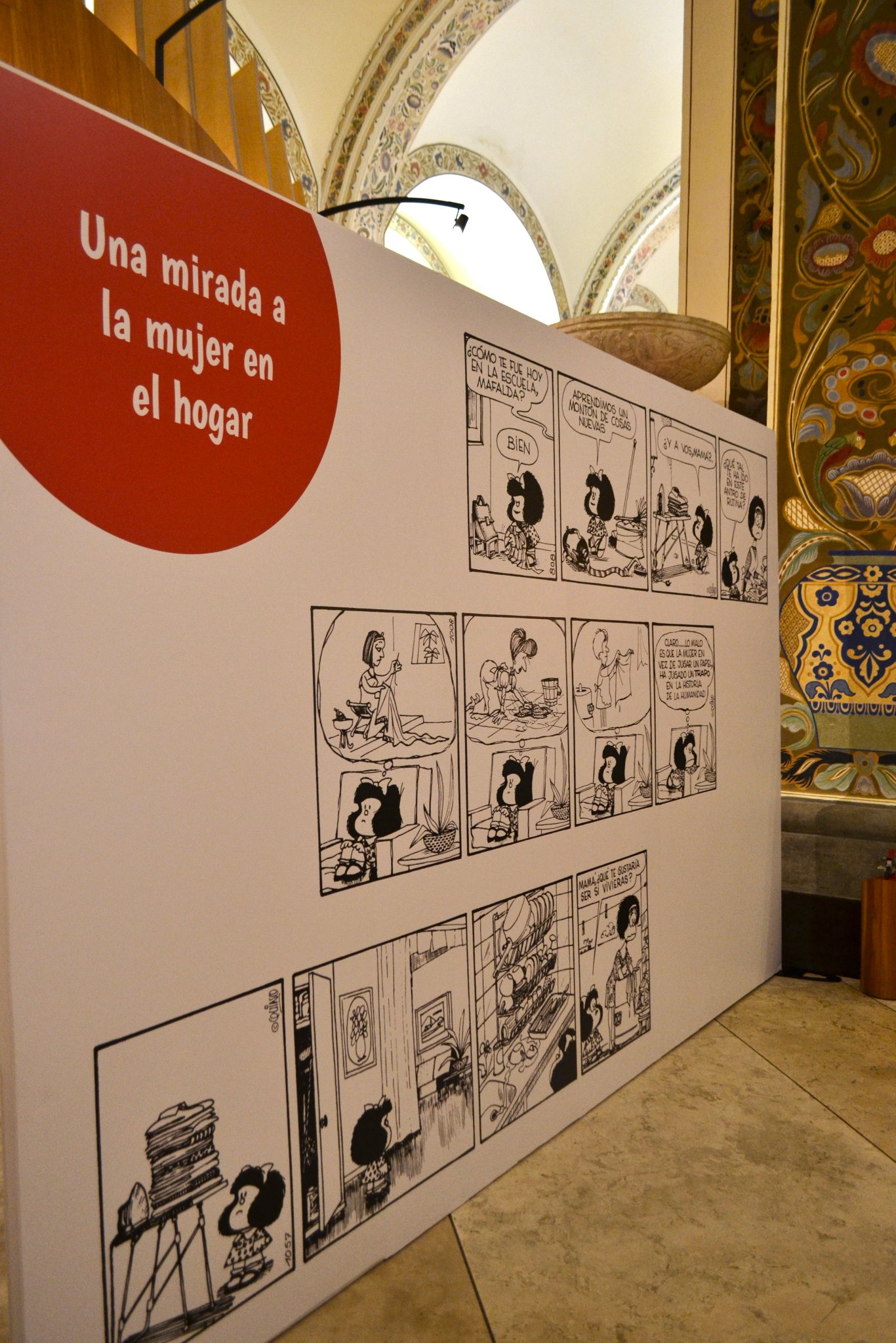 Museo de las Constituciones, UNAM on X: La exposición Mafalda: Miradas a  “lo femenino” es una selección de viñetas con miradas actuales de lo que # Mafalda veía hace más de 50 años