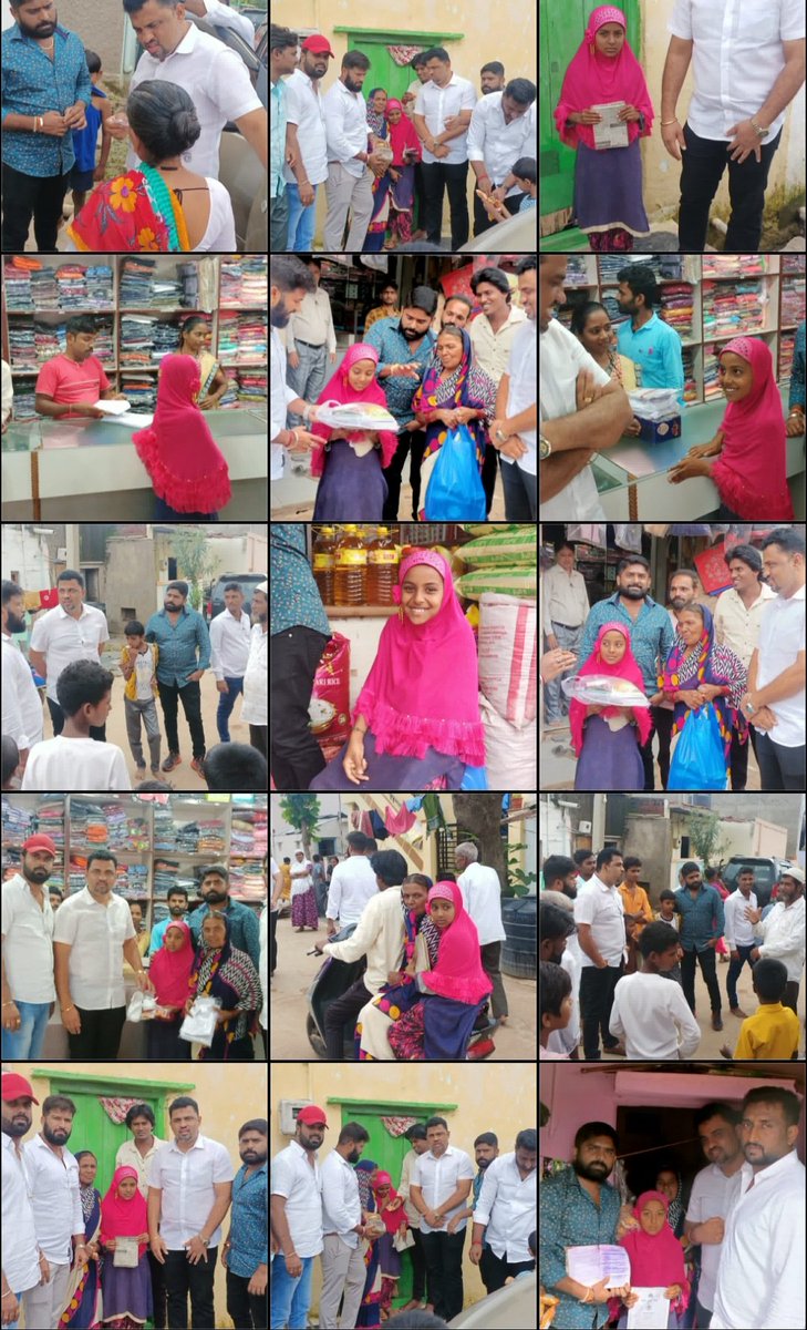 rajanna_rupesh's tweet photo. ಅತಿಯಾದ ಮಳೆಯಿಂದಾಗಿ
ಮನೆಗೆ ನೀರು ನುಗ್ಗಿ ಪುಟಾಣಿಯೊಬ್ಬಳ  ಪುಸ್ತಕ ನೆನೆದುಹೋಗಿ ಅಳುವ ವಿಡಿಯೋ ಸದ್ದು ಮಾಡಿತ್ತು ಹಾಗಾಗಿ ಇಂದು ನೇರವಾಗಿ ಗದಗ ಜಿಲ್ಲೆಯಲ್ಲಿರೋ ಅನಾಥ ಆಗಿರೋ ಆಕೆಯ ಮನೆಗೆ ಭೇಟಿಕೊಟ್ಟು ಪುಸ್ತಕಗಳು,ಶಾಲಾ ಸಮವಸ್ತ್ರ,ಬಟ್ಟೆ,ಶೂ ಹಾಗೂ ಐದಾರು ತಿಂಗಳಿಗೆ ಆಗುವಷ್ಟು ದಿನಸಿ ಖರೀದಿ ಮಾಡಿಕೊಟ್ಟು ಸಹಾಯ ಮಾಡಿ ದೈರ್ಯ ತುಂಬಿದೆವು. https://t.co/RN39Cf3Awa