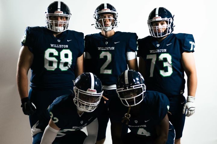 Williston Football is happy to announce that the Captains for the 2022 Season are Dom Di Filippo, Drew Renzella, Joey Pallotta, Jack Morrison, and MJ Charles