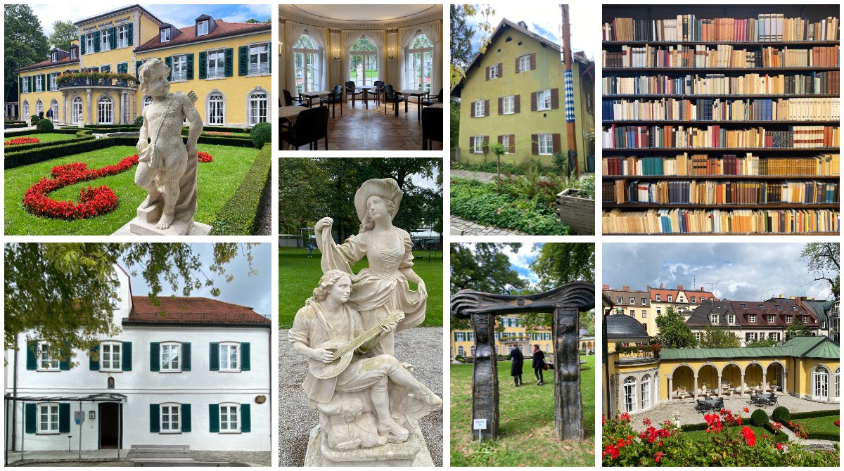 saminmuc's tweet photo. Barockes Lustschloss und historisches Bauernhaus mitten in Schwabing: Heute gehören das #SchlossSuresnes und der #Viereckhof als Denkmalensemble zur Katholischen Akademie #TagdesoffenenDenkmals #MucToDo https://t.co/treGpVUrKF