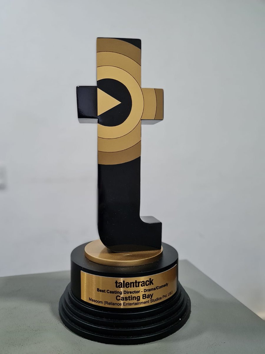 casting_bay's tweet photo. Casting Bay has been honoured with yet another feather in the cap!
It's a proud feeling to be awarded as the Best Casting Director for Masoom! ✨🙏🏻
#TalentTrack
@SamaraTijori @bomanirani #UpasnaSingh @ManjariFadnis #VeerRajwantSingh #SariikaSingh #SukhpalSingh #NikhilNair https://t.co/4n06kU7Dyv