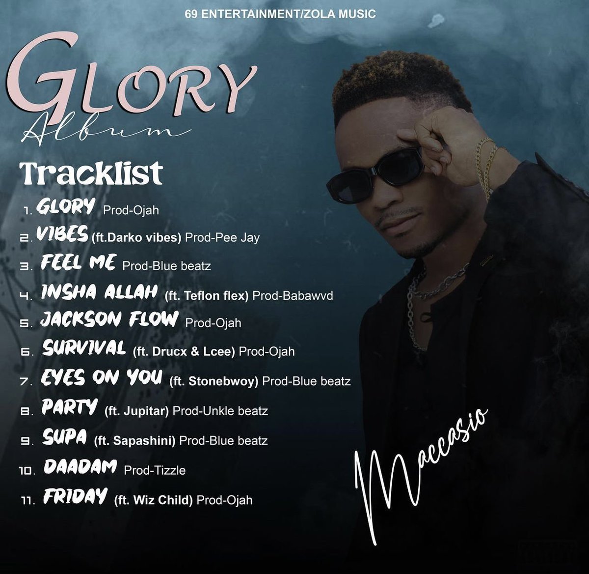 HassanSass18's tweet image. Trust me anyone who want the growth of the entertainment industry must support this upcoming Glory album from @maccasio1… A lot of hard work and resources has been put into this Glory Album and every well meaning music lover must support this Album.
#GloryAlbum
#3rdNovember