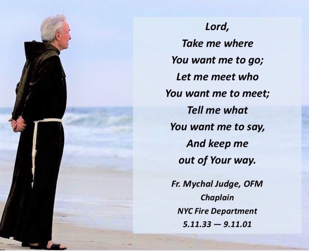 Join us in a moment of prayer in remembrance of those who lost their lives on September 11, 2001. #NeverForget