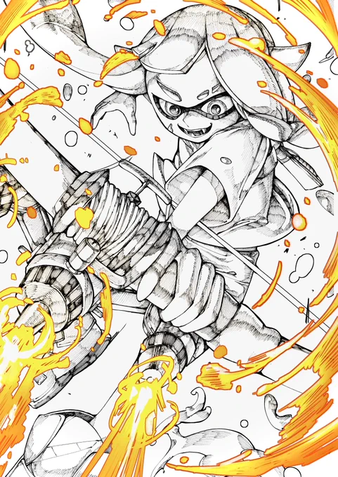 すぷらとぅーん#100日チャレンジ 38日目#Splatoon3 #スプラトゥーン3 #イラスト 