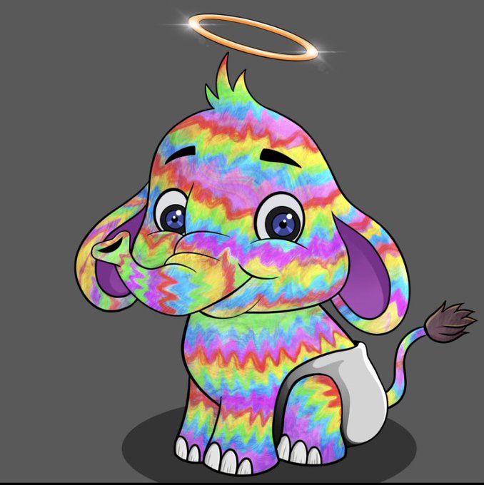 Drippy Elephants NFT Official tweet media