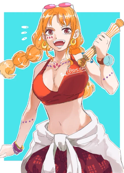 RED ナミ#ONEPIECE #ワンピース 