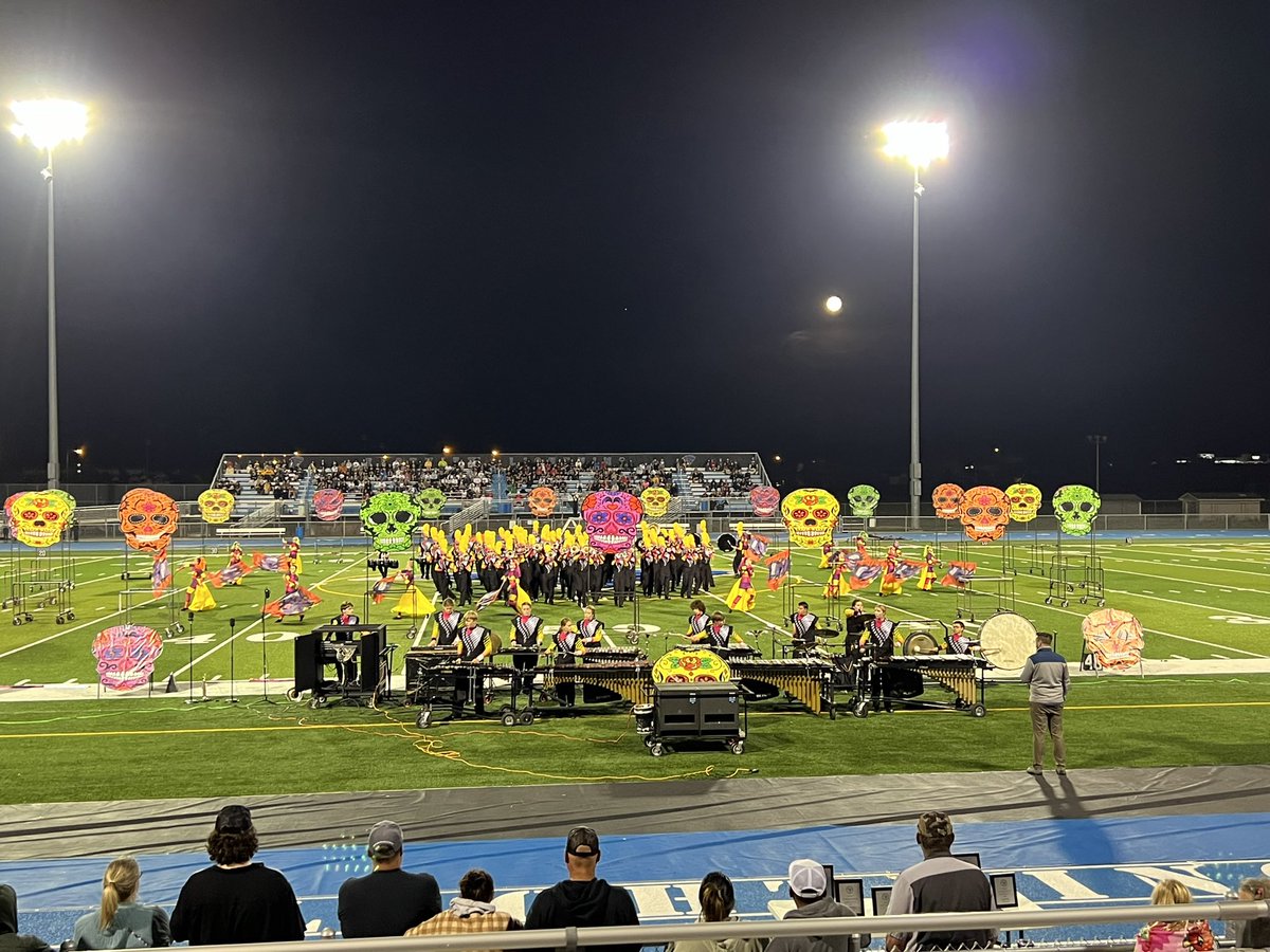 Results from Eastview: 1st place, outstanding winds, outstanding soloist (Nick, flute soloist), outstanding Drumline, outstanding color guard. Great night/day! GR Proud! @MSHSLjohn