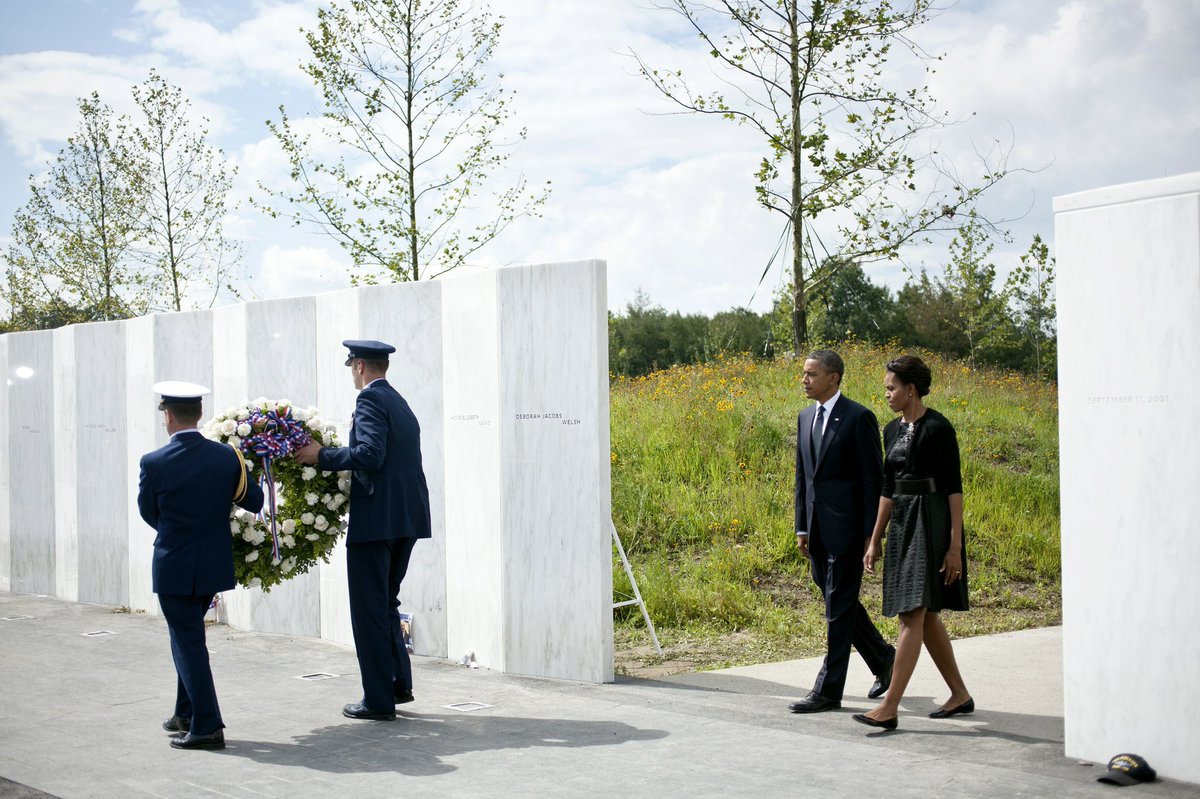 MichelleObama's tweet image. On September 11, we mourn, reflect, and most of all, remember the lives we lost on this day. May we never forget their stories, and those who made the ultimate sacrifice for our country.