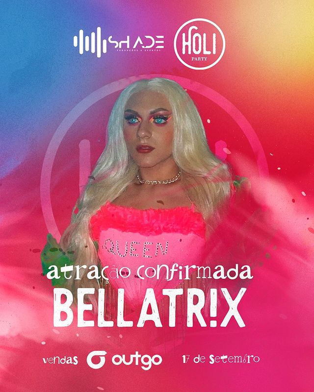 dragbellatrix's tweet photo. Pois taí 🥵 dia 17/09 temos um encontro marcado na Holi Party @shadeproduc 🎉🫶🏼 https://t.co/pAAjUbqyqj