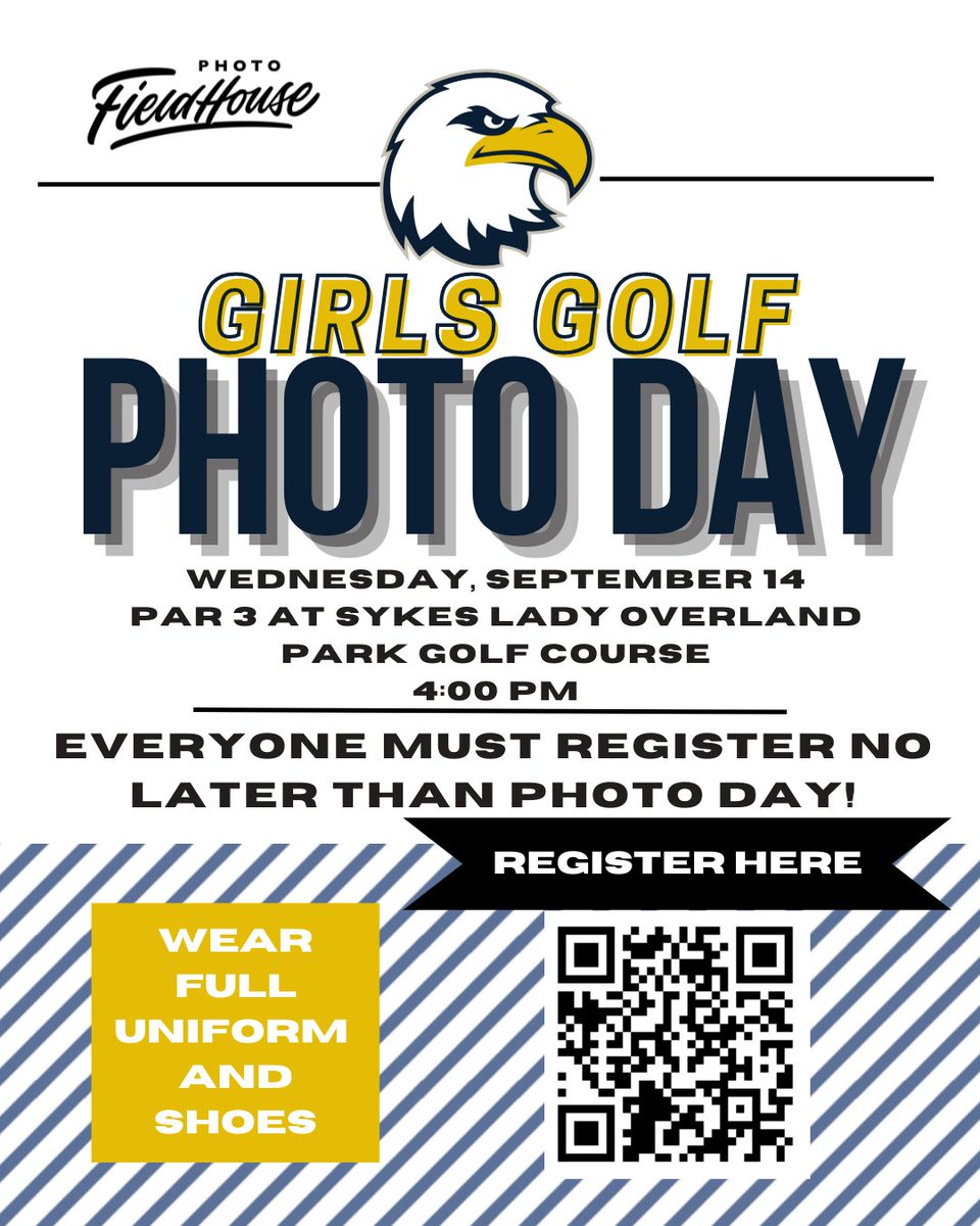 #ONGolf Don't forget to register for your upcoming photo session! LINK: photofieldhouse.com/register